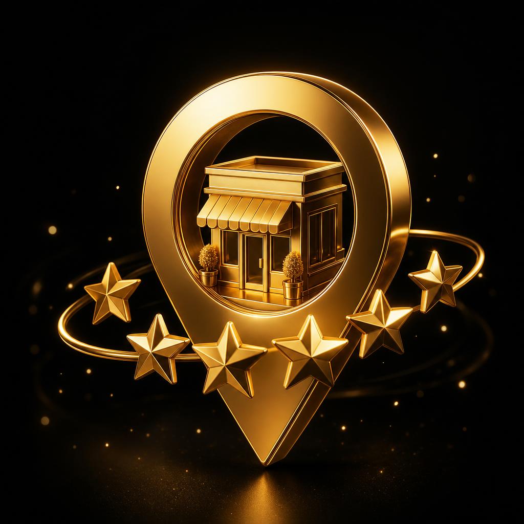 Google Business Management — Nysa Digital 3D visual